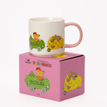 Load image into Gallery viewer, Things That go Mug - pink handle