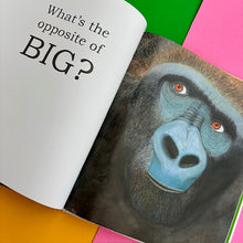 Load image into Gallery viewer, Big Gorilla; a book of opposites