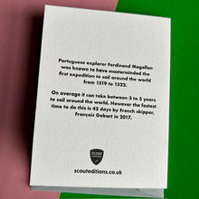 Load image into Gallery viewer, Sailboat Mini Card