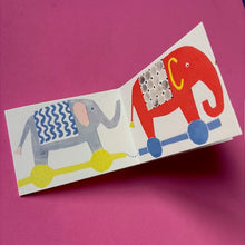 Load image into Gallery viewer, Elephant Fold Out Card