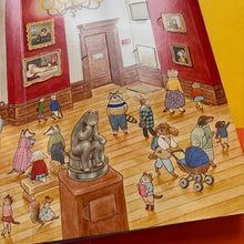 Load image into Gallery viewer, Cat Family at The Musuem