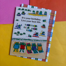 Load image into Gallery viewer, Live Your Best Life - Richard Scarry Card