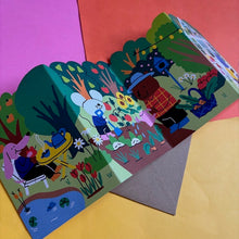 Load image into Gallery viewer, Gardening Allotment Concertina Card
