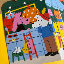 Load image into Gallery viewer, Flea Market Big Concertina Card