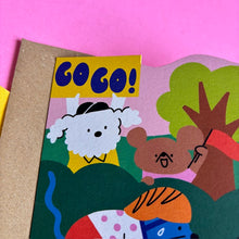 Load image into Gallery viewer, Le Tour Cycling Concertina Card,