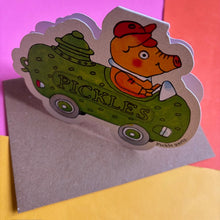 Load image into Gallery viewer, Pickle Car - Richard Scarry Card