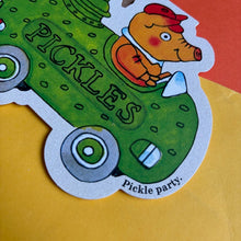 Load image into Gallery viewer, Pickle Car - Richard Scarry Card