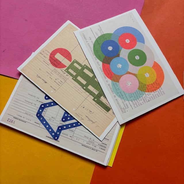 NCL Rare Book Postcards 12セット Karel Martens - 12 Postcards Set – SHELF EDITIONS