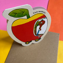 Load image into Gallery viewer, Lowly Worm Apple Car - Richard Scarry Card