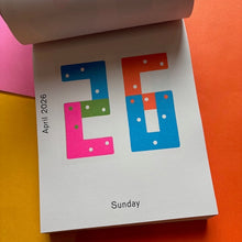 Load image into Gallery viewer, Karel Martens - Calendar 2026 / Every day is a new day