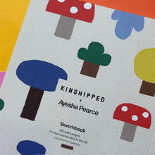 Load image into Gallery viewer, Woodland Mushroom A5 Sketchbook