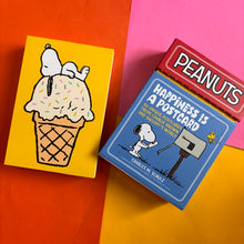 Load image into Gallery viewer, Peanuts: Happiness Is a Postcard : 50 Unique Postcards from Charlie Brown and Snoopy’s World