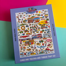 Load image into Gallery viewer, RichaRichard Scarry's Cars and Trucks and Things That Go: 1000-Piece Puzzled