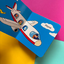 Load image into Gallery viewer, A Plane, A Crane, A Train