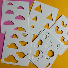 Load image into Gallery viewer, Stencil Kit: Make Art With Six Stencil Sheets