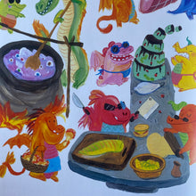 Load image into Gallery viewer, 100 Mighty Dragons All Named Broccoli