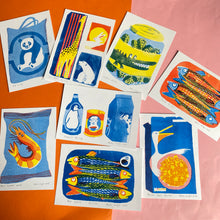 Load image into Gallery viewer, Animal Crackers - Riso Prints