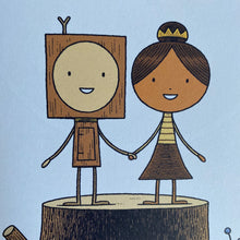 Load image into Gallery viewer, Little Wooden Robot