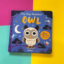 Load image into Gallery viewer, Flip-Flap-Peekaboo Owl
