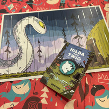 Load image into Gallery viewer, Hilda and Twig : Hide from the Rain
