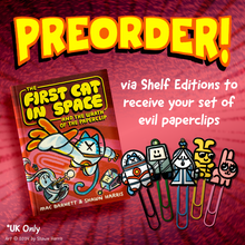 Load image into Gallery viewer, The First Cat in Space and the Wrath of the Paperclip
