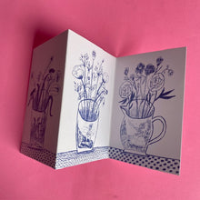 Load image into Gallery viewer, Concertina Pot with Flowers Card

