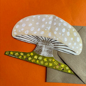 Spring Mushroom Card
