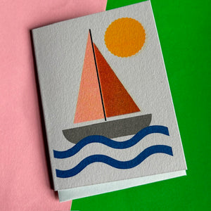 Sailboat Mini Card