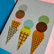 Load image into Gallery viewer, Ice Cream Mini Card
