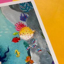 Load image into Gallery viewer, Under the Sea - Angel &amp; Mermaid
