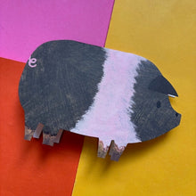Load image into Gallery viewer, Striped Pig Card
