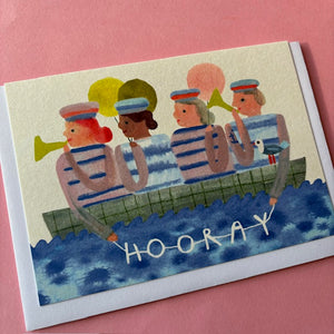 Hooray Sailor Card