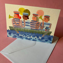 Load image into Gallery viewer, Hooray Sailor Card

