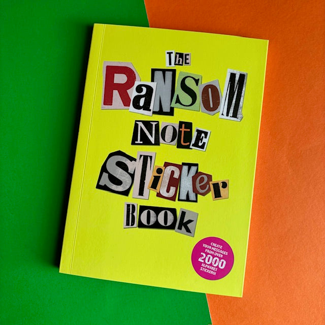 The Ransom Note Sticker Bok