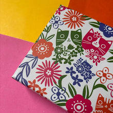 Load image into Gallery viewer, Blooming Cats Rubber Stamps
