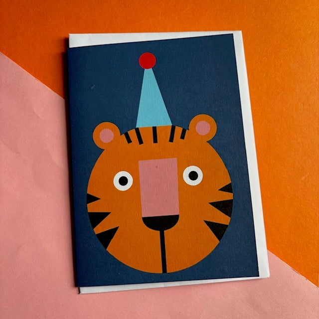Tiger Party  Card