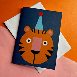 Tiger Party  Card