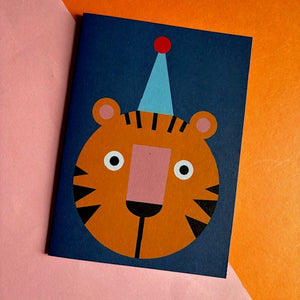 Tiger Party  Card