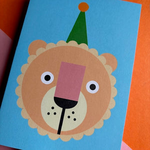 Lion Party Animal  Card