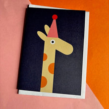 Load image into Gallery viewer, Happy Giraffe Card
