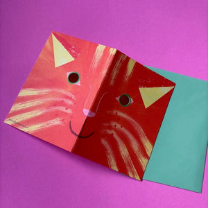 Cat Mask Card