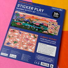 Load image into Gallery viewer, Dinosaur Park Sticker Play Reusable Activity Set
