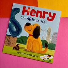 Load image into Gallery viewer, Henry The Artistic Dog
