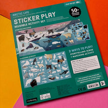Load image into Gallery viewer, Arctic Life Sticker Play Reusable Activity Set
