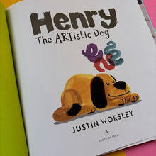 Load image into Gallery viewer, Henry The Artistic Dog
