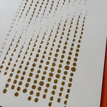 Load image into Gallery viewer, Moon Calendar 2026 in Gold

