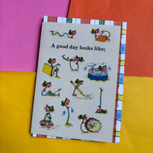 Load image into Gallery viewer, A Good Day Looks Like Greetings Card
