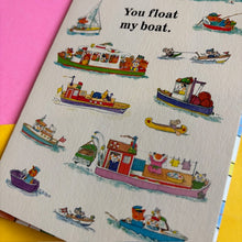 Load image into Gallery viewer, You Float My Boat - Richard Scarry Card
