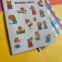 Load image into Gallery viewer, Birthday Plans Greetings Card
