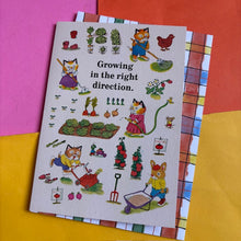 Load image into Gallery viewer, Growing In The Right Direction - Richard Scarry  Card
